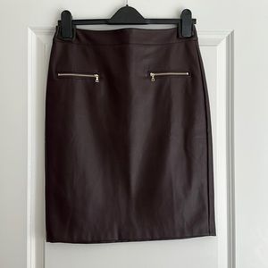 Loft Leather Skirt